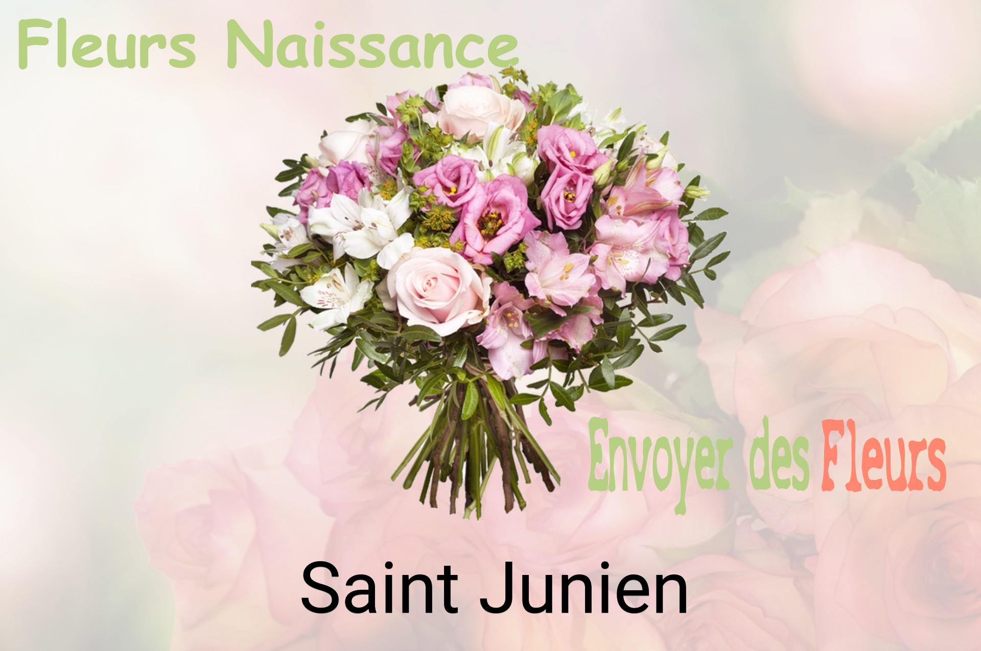 Bouquet de fleurs de naissance livré à Saint-Junien